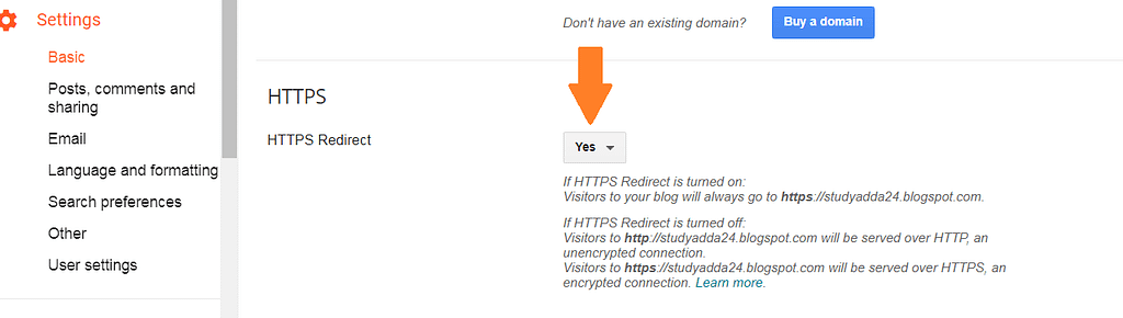 Blogspot SEO: 8 Actionable Techniques for 2020 (updated) enable https in blogger
