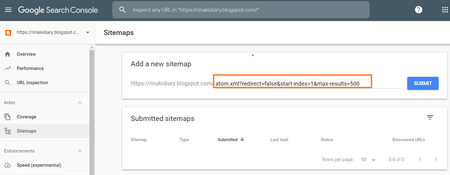 How to Submit Blogger Sitemap to Google Search Console (2020 Updated) Add sitemap url slugs in GSC