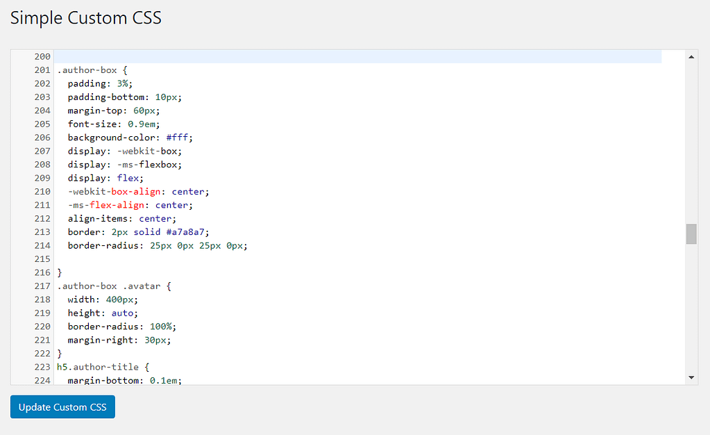 How to Add an Author Box in GeneratePress Theme Adding extra css to author bio box